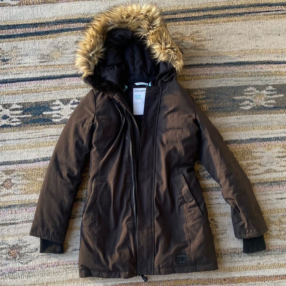 Haven Parka - Golden by TNA (Aritzia)